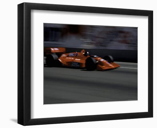 Race Car Driving, USA-Michael Brown-Framed Photographic Print