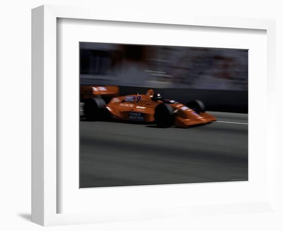 Race Car Driving, USA-Michael Brown-Framed Photographic Print