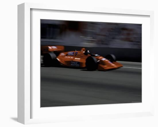 Race Car Driving, USA-Michael Brown-Framed Photographic Print