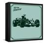 Race Car-Vrymoet-Framed Stretched Canvas