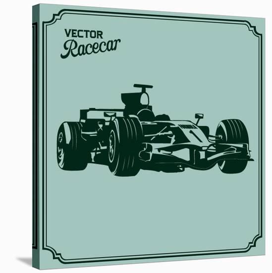 Race Car-Vrymoet-Stretched Canvas