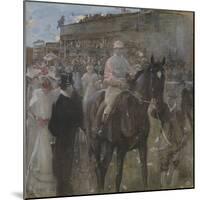 Race Course (W/C & Gouache)-Joseph Crawhall-Mounted Giclee Print