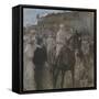 Race Course (W/C & Gouache)-Joseph Crawhall-Framed Stretched Canvas