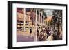 Race Day at Hialeah Park, Miami, C.1935-null-Framed Giclee Print