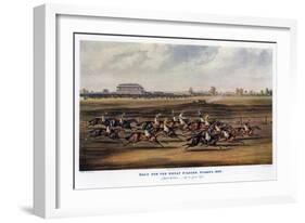 Race for the Great St Leger Stakes, 1836-Harris-Framed Giclee Print