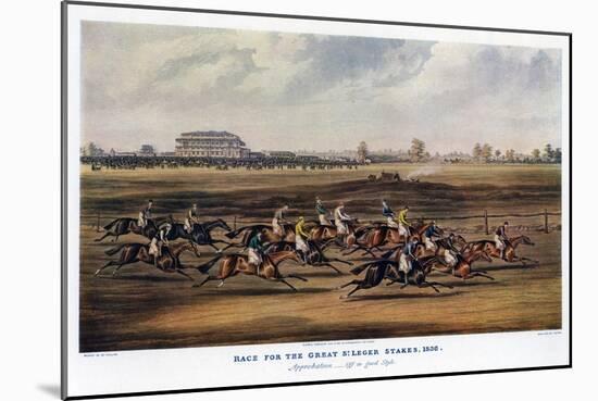 Race for the Great St Leger Stakes, 1836-Harris-Mounted Giclee Print