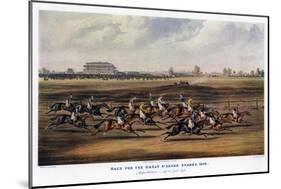 Race for the Great St Leger Stakes, 1836-Harris-Mounted Giclee Print