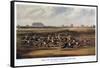 Race for the Great St Leger Stakes, 1836-Harris-Framed Stretched Canvas