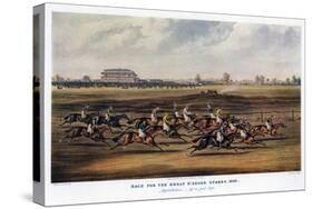 Race for the Great St Leger Stakes, 1836-Harris-Stretched Canvas