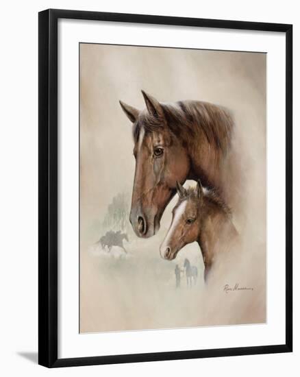 Race Horse I-Ruane Manning-Framed Art Print