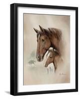 Race Horse I-Ruane Manning-Framed Art Print