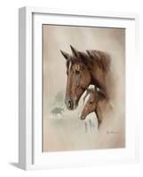 Race Horse I-Ruane Manning-Framed Art Print