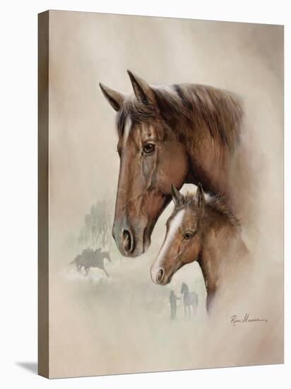 Race Horse I-Ruane Manning-Stretched Canvas