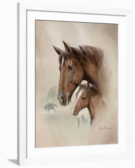 Race Horse I-Ruane Manning-Framed Art Print