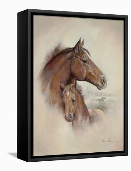 Race Horse II-Ruane Manning-Framed Stretched Canvas