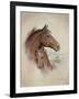 Race Horse II-Ruane Manning-Framed Art Print