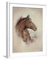 Race Horse II-Ruane Manning-Framed Art Print