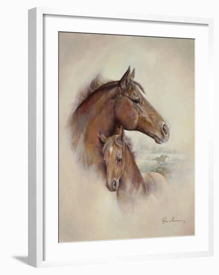 Race Horse II-Ruane Manning-Framed Art Print