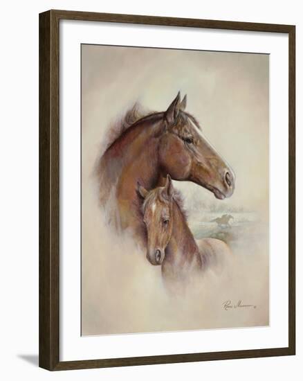 Race Horse II-Ruane Manning-Framed Art Print