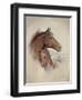 Race Horse II-Ruane Manning-Framed Art Print