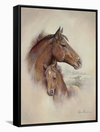 Race Horse II-Ruane Manning-Framed Stretched Canvas