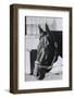 Race Horse Seattle Slew Poking His Head from Stall-null-Framed Photographic Print
