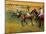 Race Horses-Edgar Degas-Mounted Giclee Print
