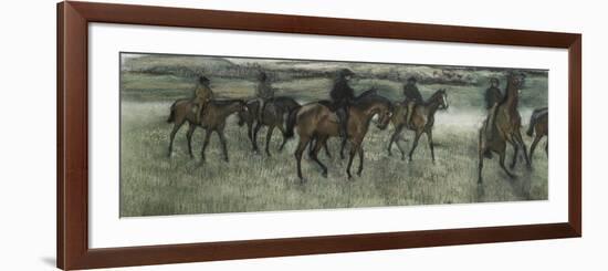 Race Horses-Edgar Degas-Framed Giclee Print