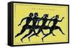 Race, Illustration from 'History of Greece' by Victor Duruy, Published 1890-American-Framed Stretched Canvas