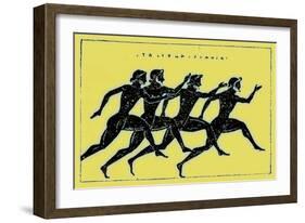 Race, Illustration from 'History of Greece' by Victor Duruy, Published 1890-American-Framed Giclee Print