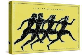 Race, Illustration from 'History of Greece' by Victor Duruy, Published 1890-American-Stretched Canvas