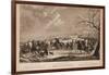 Race of Sledges at Krasny Kabachok (Little Red Taver), 1814-Alexander Ivanovich Sauerweid-Framed Giclee Print