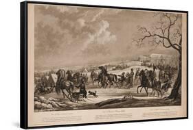 Race of Sledges at Krasny Kabachok (Little Red Taver), 1814-Alexander Ivanovich Sauerweid-Framed Stretched Canvas