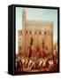 Race of the Candles (La Corsa Dei Ceri), Gubbio, Italy, Tradition Probably Dating to 12th Century-null-Framed Stretched Canvas