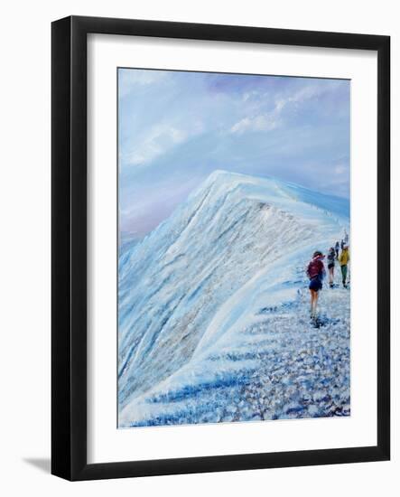 Race on Helvellyn, 2018-Vincent Alexander Booth-Framed Giclee Print