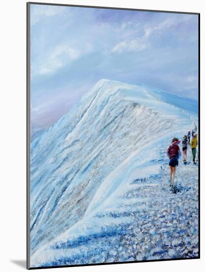 Race on Helvellyn, 2018-Vincent Alexander Booth-Mounted Giclee Print