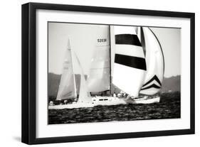 Race on the Chesapeake I-Alan Hausenflock-Framed Photographic Print