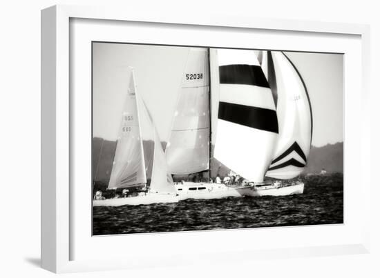 Race on the Chesapeake I-Alan Hausenflock-Framed Photographic Print