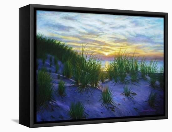 Race Point Dune Sunset-Bruce Dumas-Framed Stretched Canvas