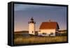 Race Point Sunset-Michael Blanchette Photography-Framed Stretched Canvas