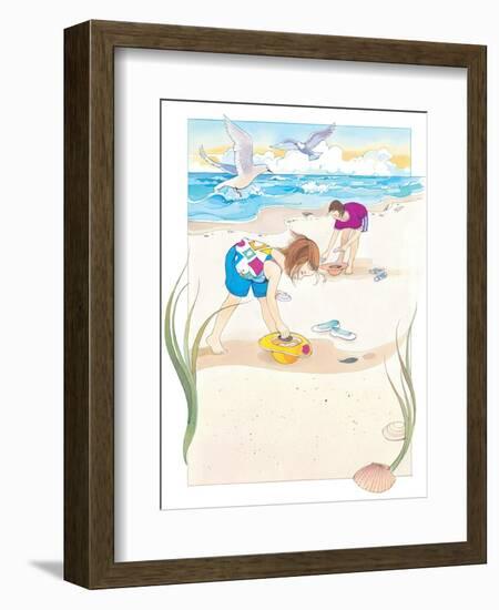 Race to Point - Humpty Dumpty-Len Ebert-Framed Giclee Print