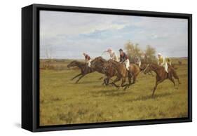 Race to the End-Thomas Blinks-Framed Stretched Canvas