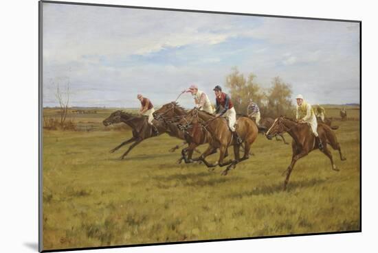 Race to the End-Thomas Blinks-Mounted Giclee Print