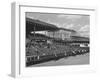 Race Track and Stands with Clubhouse with Casino at Right-Francis Miller-Framed Photographic Print