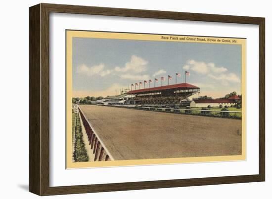 Race Track, Grandstands, Havre de Grace-null-Framed Art Print
