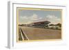 Race Track, Grandstands, Havre de Grace-null-Framed Art Print