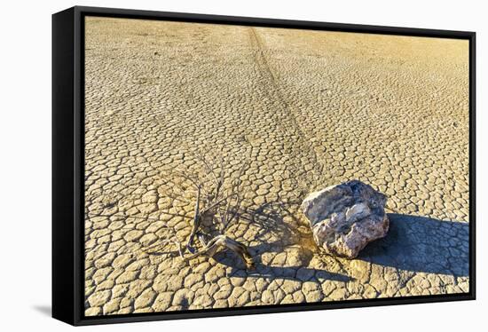 Race Track Rocks, Death Valley, California.-John Ford-Framed Stretched Canvas