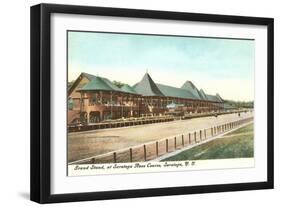 Race Track, Saratoga, New York-null-Framed Art Print