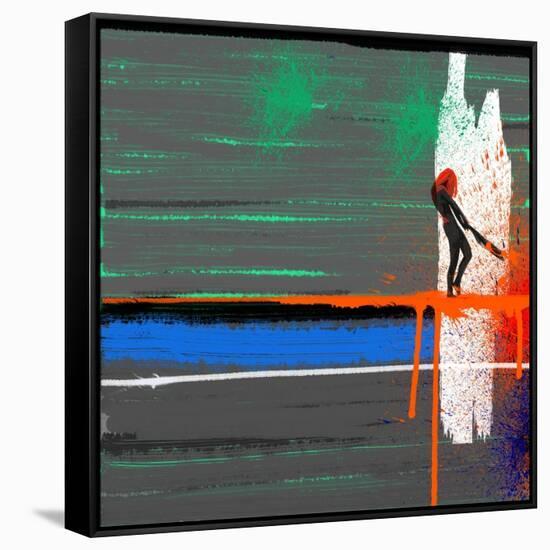 Race-NaxArt-Framed Stretched Canvas