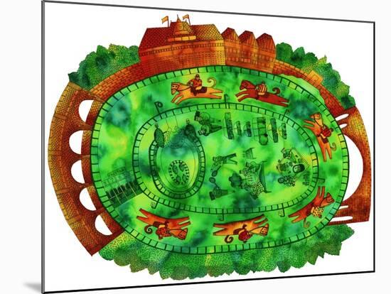 Racecourse, 1998-Julie Nicholls-Mounted Giclee Print
